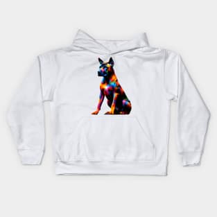 Thai Ridgeback in Colorful Artistic Splash Expression Kids Hoodie